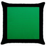 Green Lego Texture, Lego Background, Lego Texture, Green Throw Pillow Case (Black)