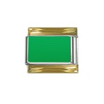 Green Lego Texture, Lego Background, Lego Texture, Green Gold Trim Italian Charm (9mm)