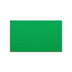 Green Lego Texture, Lego Background, Lego Texture, Green Sticker (Rectangular)