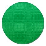 Green Lego Texture, Lego Background, Lego Texture, Green Magnet 5  (Round)