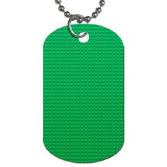 Green Lego Texture, Lego Background, Lego Texture, Green Dog Tag (Two Sides) from ArtsNow.com Front