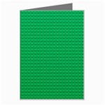 Green Lego Texture, Lego Background, Lego Texture, Green Greeting Card