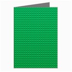 Green Lego Texture, Lego Background, Lego Texture, Green Greeting Cards (Pkg of 8)