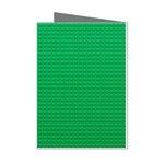 Green Lego Texture, Lego Background, Lego Texture, Green Mini Greeting Cards (Pkg of 8)