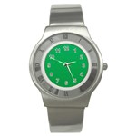 Green Lego Texture, Lego Background, Lego Texture, Green Stainless Steel Watch