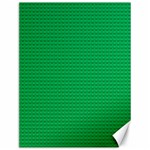 Green Lego Texture, Lego Background, Lego Texture, Green Canvas 12  x 16 