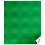 Green Lego Texture, Lego Background, Lego Texture, Green Canvas 20  x 24 