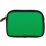 Green Lego Texture, Lego Background, Lego Texture, Green Digital Camera Leather Case