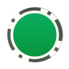 Green Lego Texture, Lego Background, Lego Texture, Green Poker Chip Card Guard (10 pack) from ArtsNow.com Front