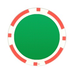 Green Lego Texture, Lego Background, Lego Texture, Green Poker Chip Card Guard (10 pack) from ArtsNow.com Front