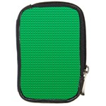 Green Lego Texture, Lego Background, Lego Texture, Green Compact Camera Leather Case