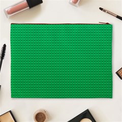 Green Lego Texture, Lego Background, Lego Texture, Green Cosmetic Bag (XL) from ArtsNow.com Back