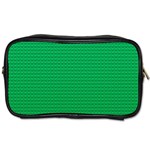 Green Lego Texture, Lego Background, Lego Texture, Green Toiletries Bag (One Side)