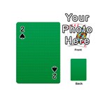 Green Lego Texture, Lego Background, Lego Texture, Green Playing Cards 54 Designs (Mini)