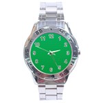 Green Lego Texture, Lego Background, Lego Texture, Green Stainless Steel Analogue Watch