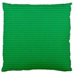 Green Lego Texture, Lego Background, Lego Texture, Green Large Cushion Case (Two Sides)