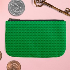 Green Lego Texture, Lego Background, Lego Texture, Green Large Coin Purse from ArtsNow.com Front