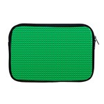 Green Lego Texture, Lego Background, Lego Texture, Green Apple MacBook Pro 17  Zipper Case