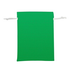 Green Lego Texture, Lego Background, Lego Texture, Green Lightweight Drawstring Pouch (S) from ArtsNow.com Front