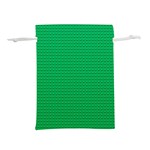 Green Lego Texture, Lego Background, Lego Texture, Green Lightweight Drawstring Pouch (S)