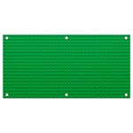 Green Lego Texture, Lego Background, Lego Texture, Green Banner and Sign 4  x 2 