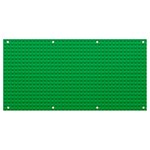 Green Lego Texture, Lego Background, Lego Texture, Green Banner and Sign 8  x 4 