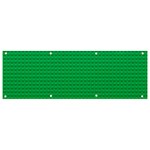 Green Lego Texture, Lego Background, Lego Texture, Green Banner and Sign 9  x 3 