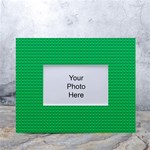 Green Lego Texture, Lego Background, Lego Texture, Green White Tabletop Photo Frame 4 x6 