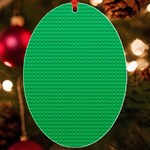 Green Lego Texture, Lego Background, Lego Texture, Green UV Print Acrylic Ornament Oval