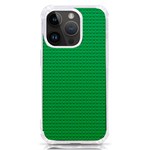 Green Lego Texture, Lego Background, Lego Texture, Green iPhone 14 Pro TPU UV Print Case