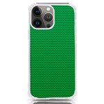 Green Lego Texture, Lego Background, Lego Texture, Green iPhone 13 Pro Max TPU UV Print Case