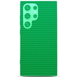 Green Lego Texture, Lego Background, Lego Texture, Green Samsung Galaxy S24 Ultra 6.9 Inch Black TPU UV Case