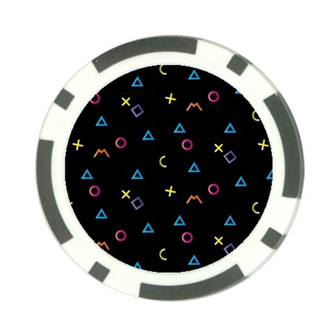 Kids , Kids , Background, Doodle Poker Chip Card Guard (10 pack) from ArtsNow.com Front