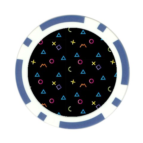 Kids , Kids , Background, Doodle Poker Chip Card Guard (10 pack) from ArtsNow.com Front