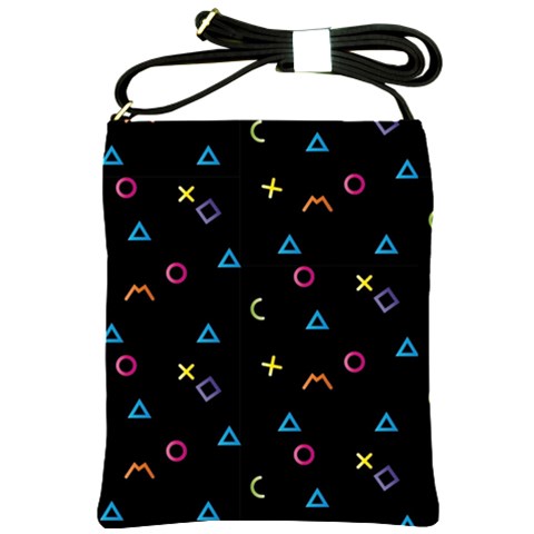 Kids , Kids , Background, Doodle Shoulder Sling Bag from ArtsNow.com Front