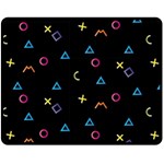 Kids , Kids , Background, Doodle Fleece Blanket (Medium)