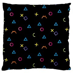 Kids , Kids , Background, Doodle Standard Premium Plush Fleece Cushion Case (Two Sides) from ArtsNow.com Back