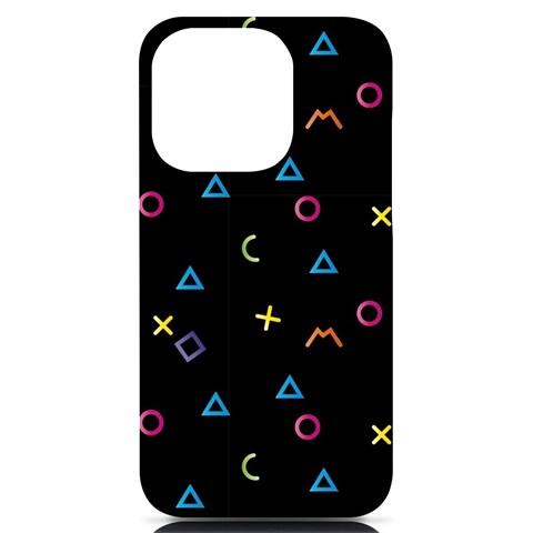 Kids , Kids , Background, Doodle iPhone 14 Pro Black UV Print Case from ArtsNow.com Front