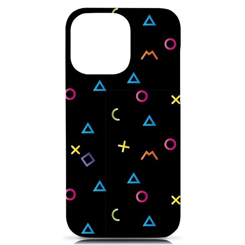 Kids , Kids , Background, Doodle iPhone 14 Pro Max Black UV Print Case from ArtsNow.com Front