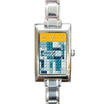 Lego, Background, Dots Rectangle Italian Charm Watch