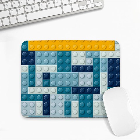 Lego, Background, Dots Small Mousepad from ArtsNow.com Front