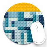 Lego, Background, Dots Round Mousepad