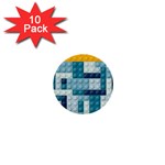 Lego, Background, Dots 1  Mini Buttons (10 pack) 