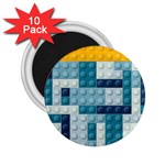 Lego, Background, Dots 2.25  Magnets (10 pack) 