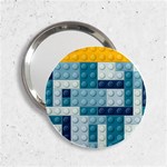 Lego, Background, Dots 2.25  Handbag Mirrors