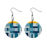 Lego, Background, Dots Mini Button Earrings