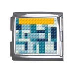 Lego, Background, Dots Mega Link Italian Charm (18mm)