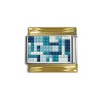 Lego, Background, Dots Gold Trim Italian Charm (9mm)