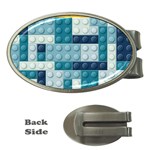 Lego, Background, Dots Money Clips (Oval) 