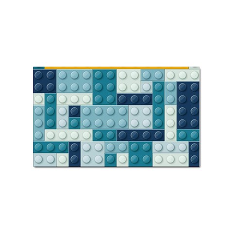 Lego, Background, Dots Sticker (Rectangular) from ArtsNow.com Front